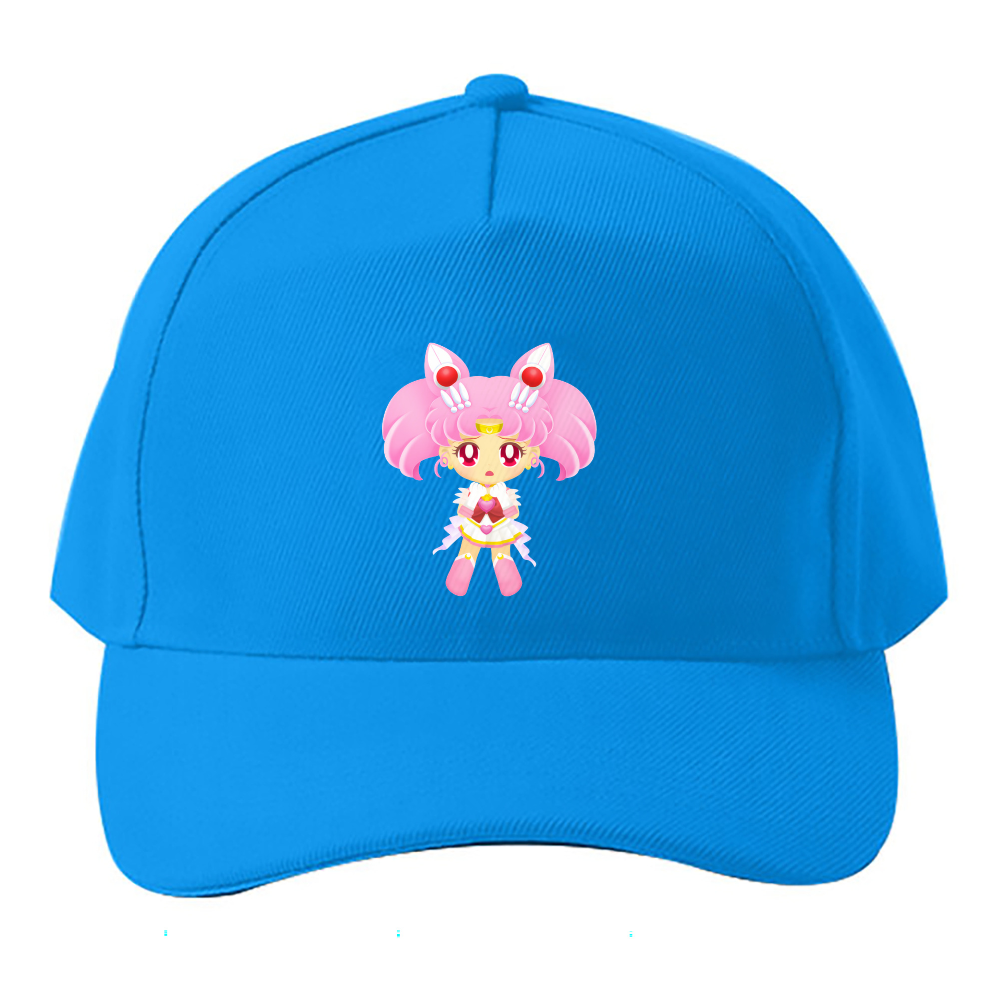 （画像用） 美少女戦士セーラームーン ちびうさ Sailor Moon Chibiusa Tsukino Usagi Small Lady Serenity ベースボールキャップ 綿100％ 男女兼用 帽子 スポーツ